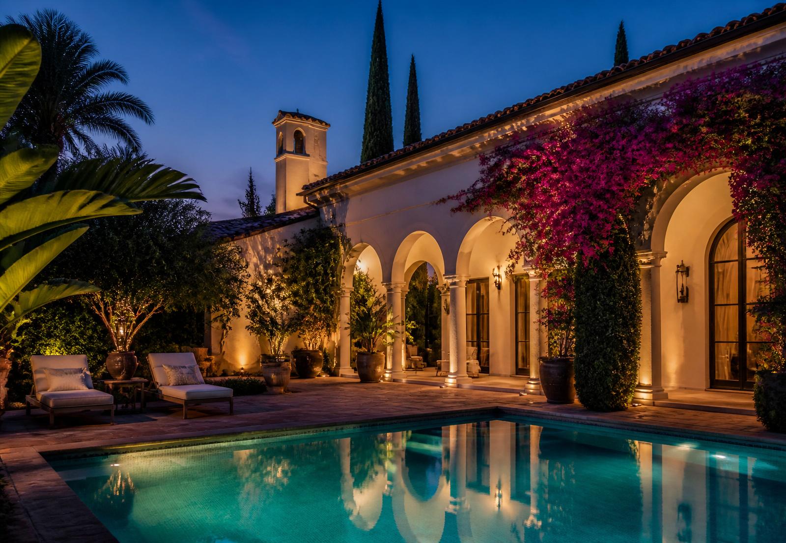 Florida Gulf Coast residence with pool